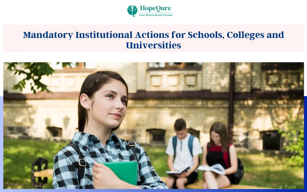 Mandatory Institutional Actions for Schools, Colleges and Universities