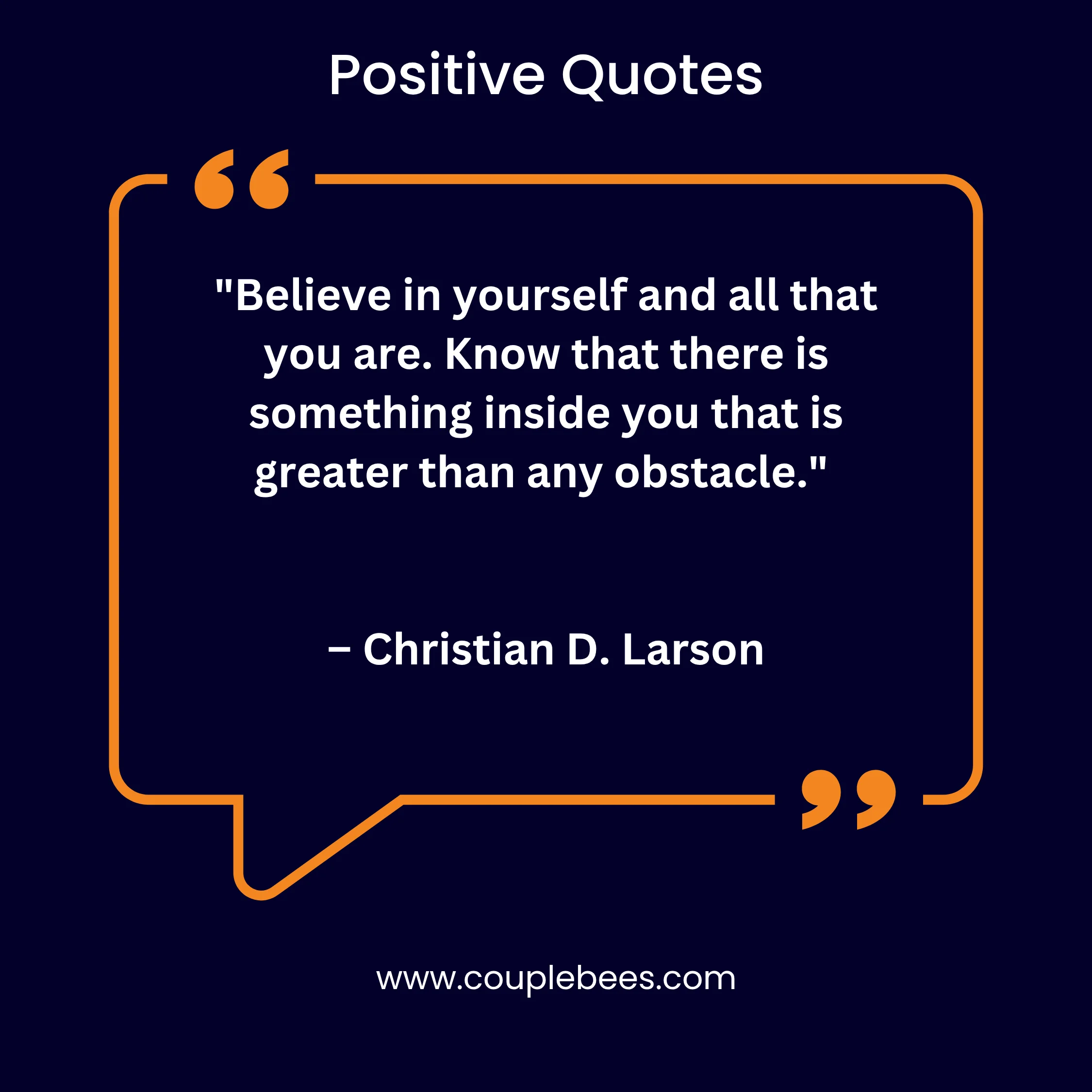Positive Quotes | CoupleBees