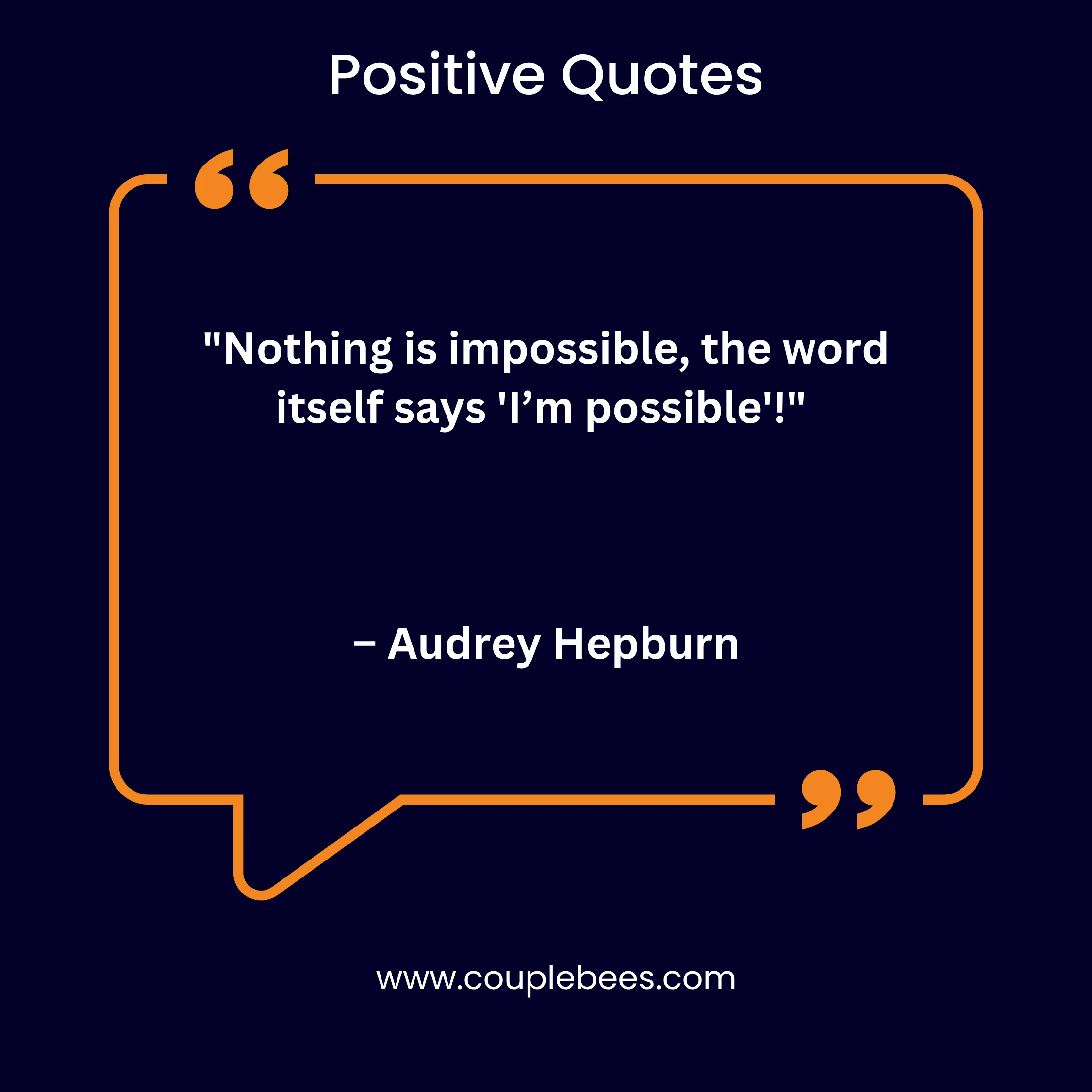 Positive Quotes | CoupleBees