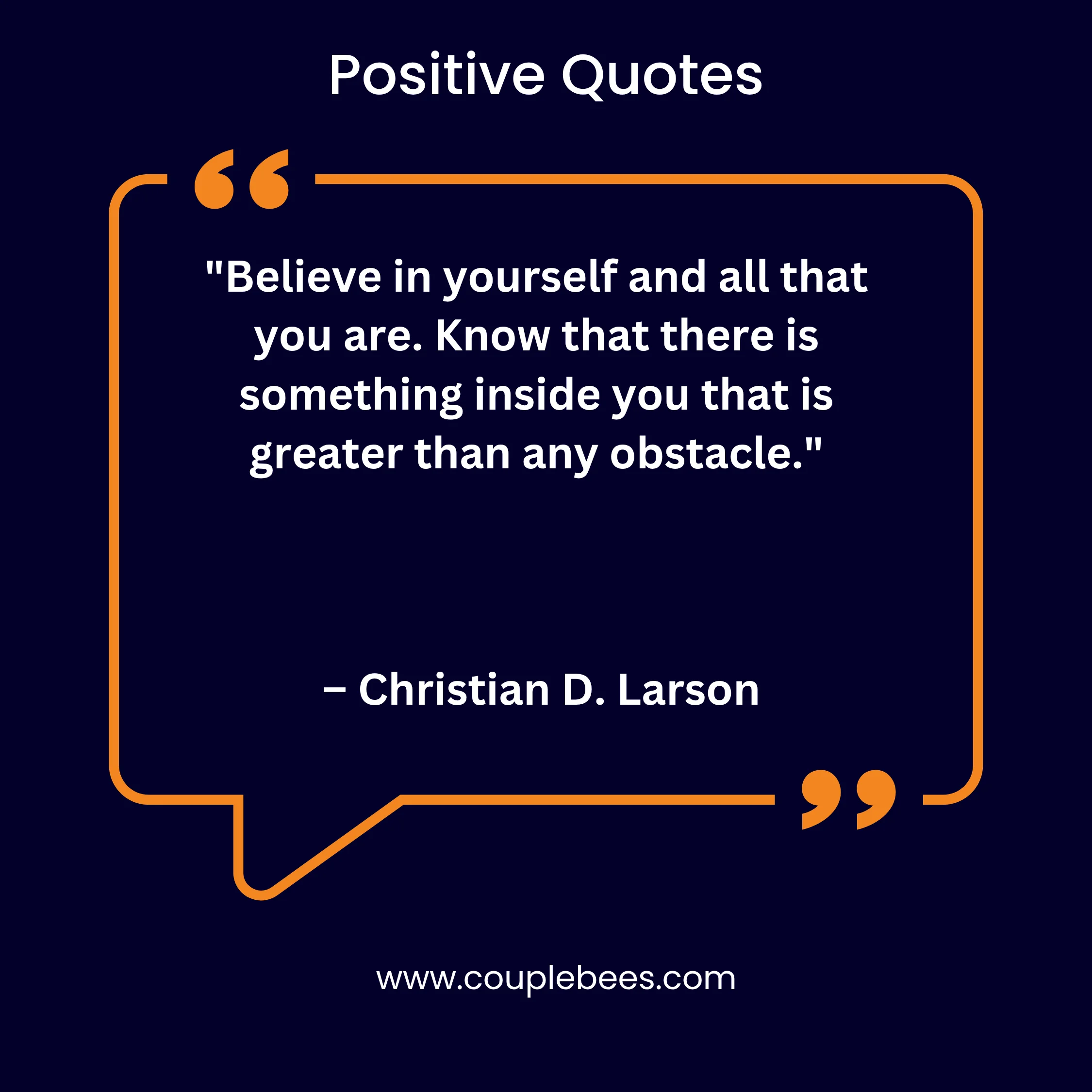 Positive Quotes | CoupleBees