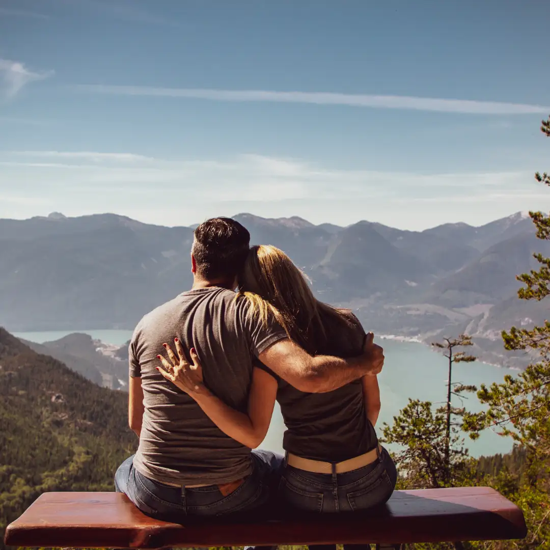 Relationship counsellor helping couple resolve conflicts